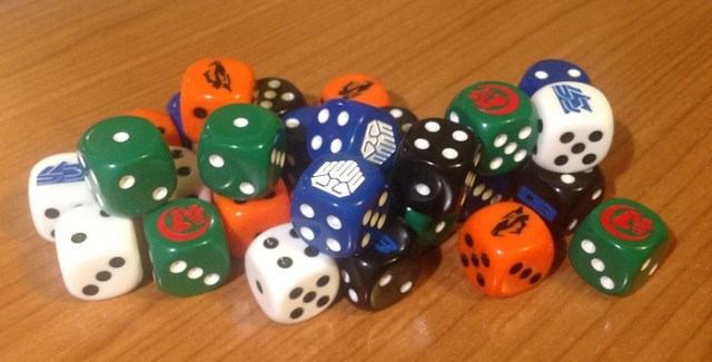 DB dice pile