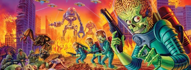 Mars Attacks banner art