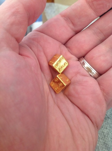 Gold dice