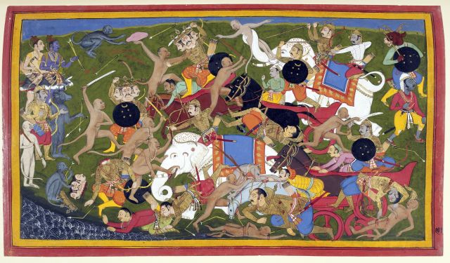 Battle at Lanka Ramayana Udaipur